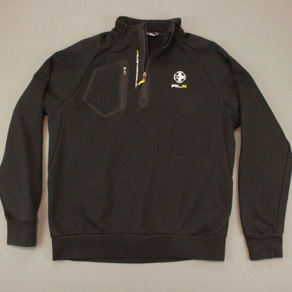 RLX Ralph Lauren Other - RLX Ralph Lauren Hoodie Mens XL Black Sweater Performance Sweatshirt 1/4 Zip
